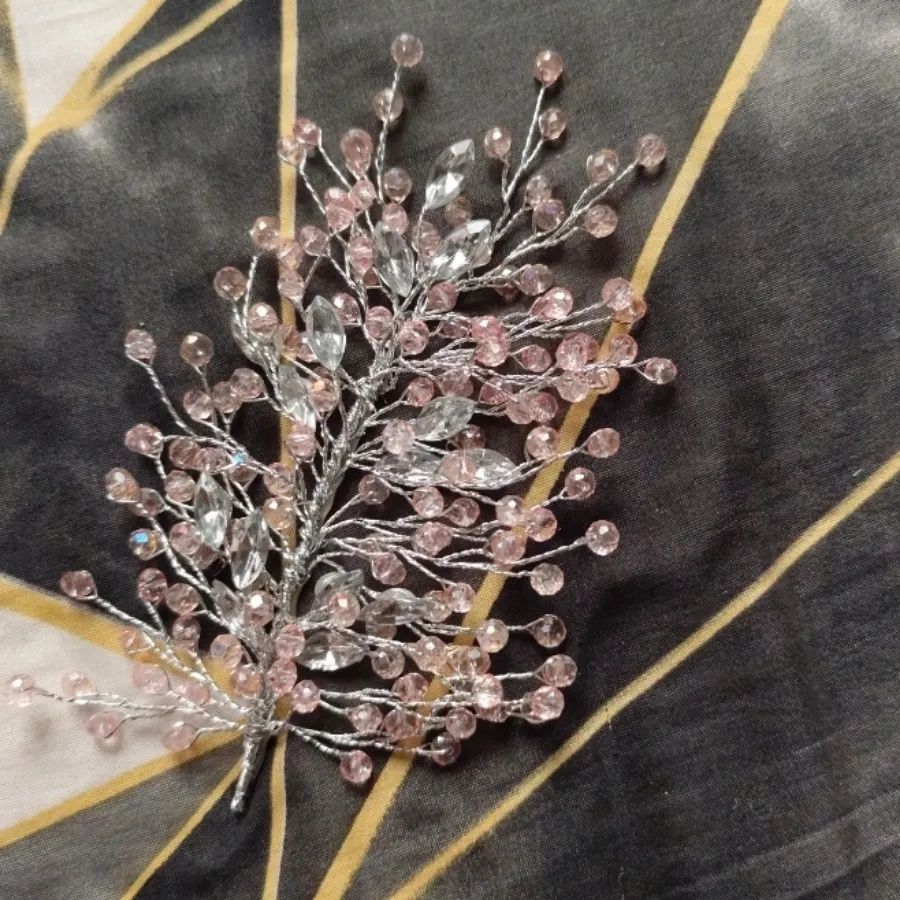 ریسه مو شنیون صورتی