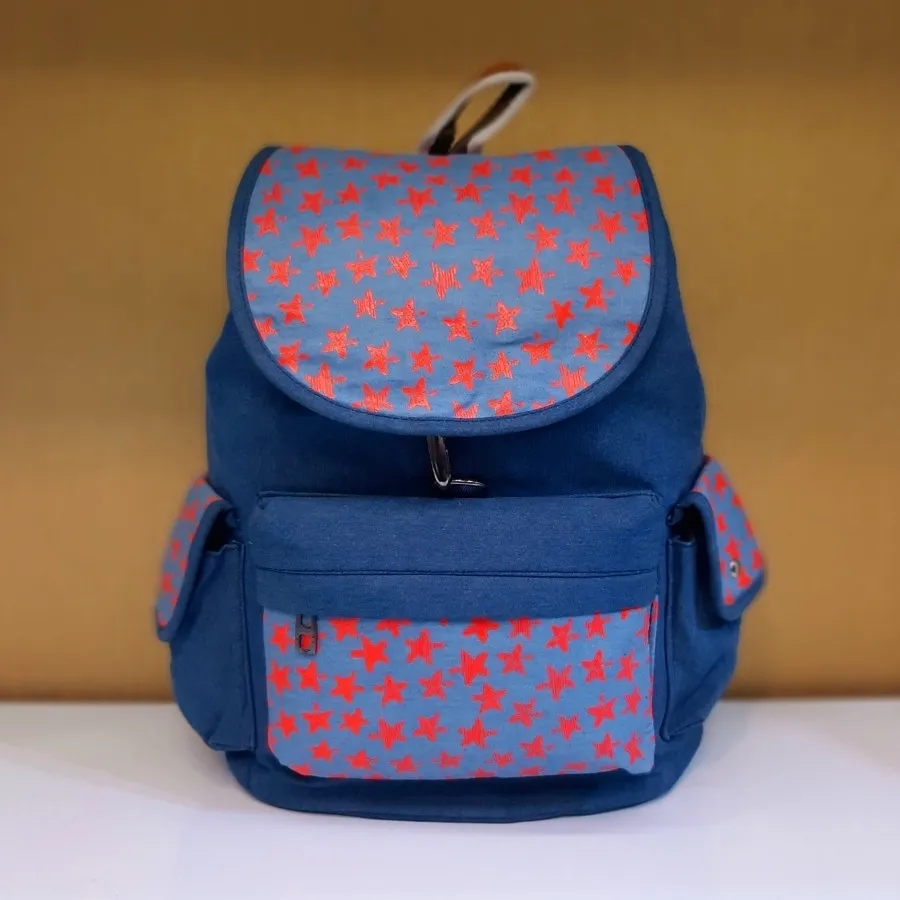 کوله پشتی جین ستاره‌ای