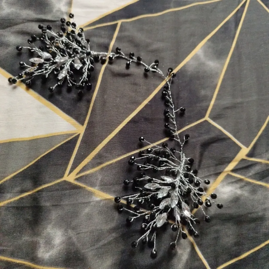 ریسه مو شنیون مشکی