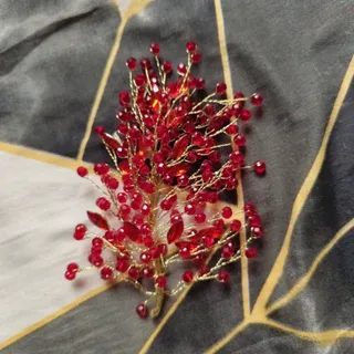 ریسه مو شکوفه ای شنیون