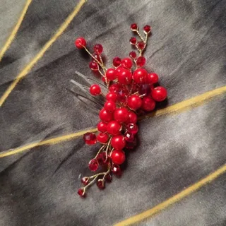 ریسه مو گیره ای قرمز