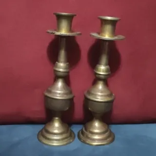 جفت شمعدان مسی