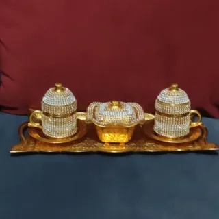 فنجان نگین کاری ترک