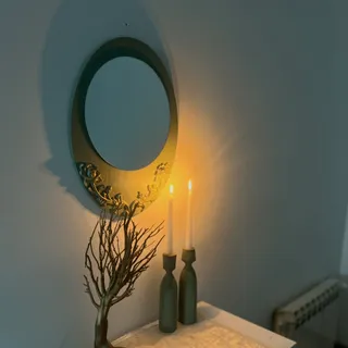 اینه و شمعدان