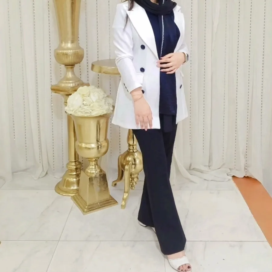 مانتو کتی سفید