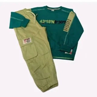 ست بولیز و شلوار کارگو