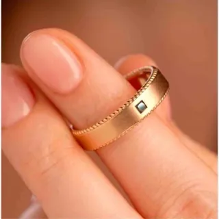 انگشتر رینگ طلایی تک نگین