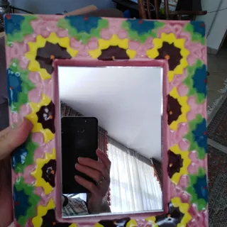 آینه قاب سرامیکی