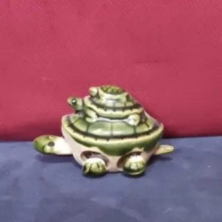 مجسمه سرامیکی لاک‌ پشت