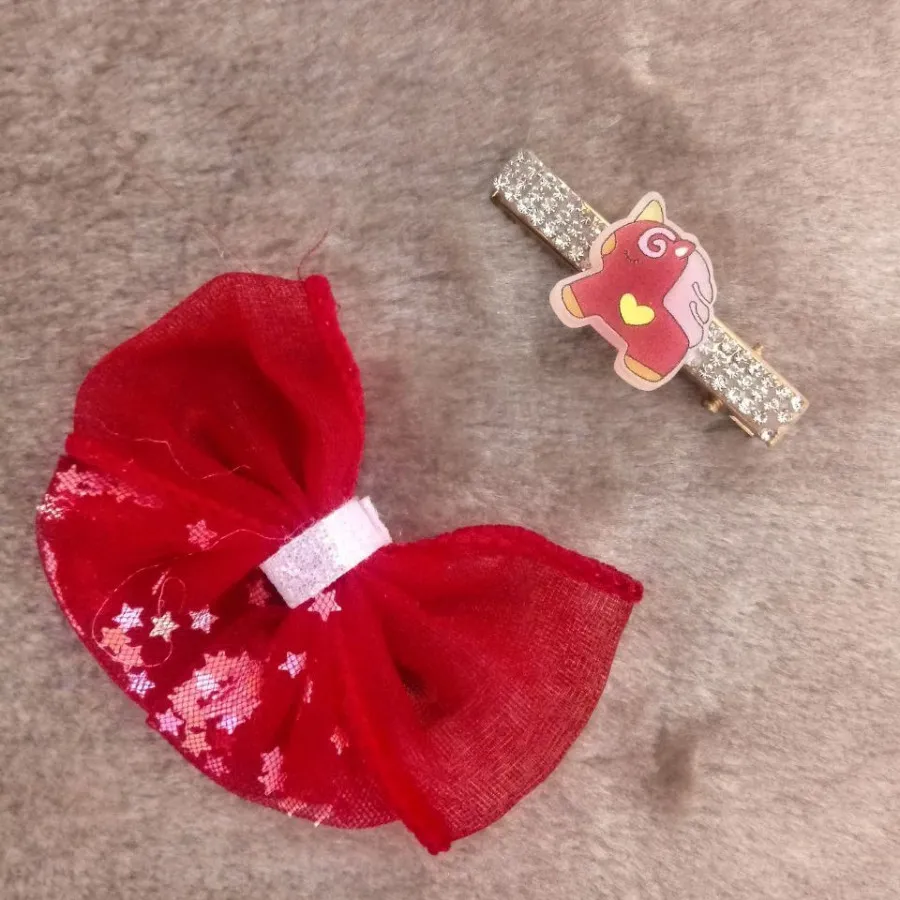 گیره مو تکشاخ و پاپیون