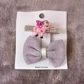 گیره مو تکشاخ و پاپیون