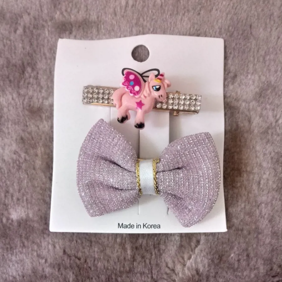 گیره مو تکشاخ و پاپیون