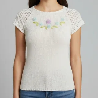 تیشرت بافت قلاببافی خارجی