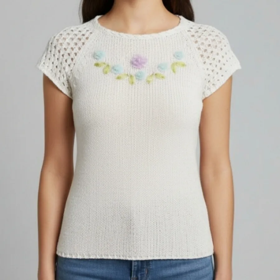 تیشرت بافت قلاببافی خارجی