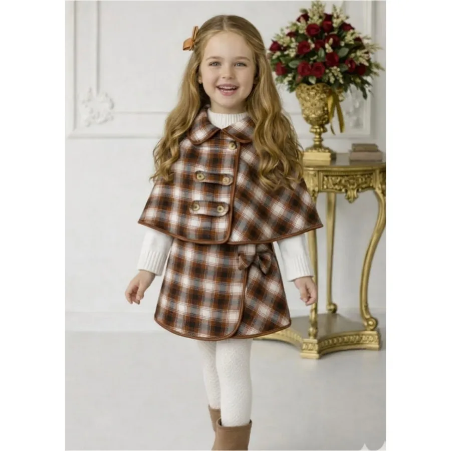 سه تیکه پیراهن شنل و دامن