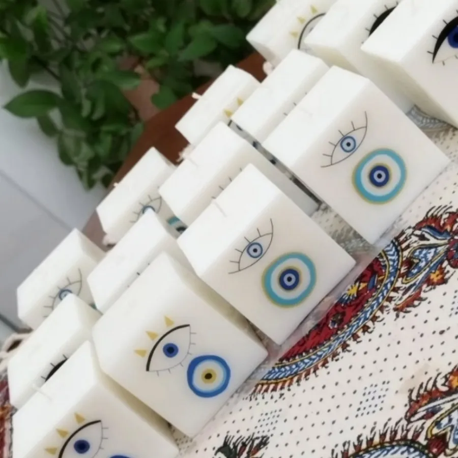 شمع مکعبی چشم زخم