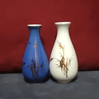 گلدان چینی طرح بامبو