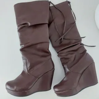 بوت بلند چرم سایز 37