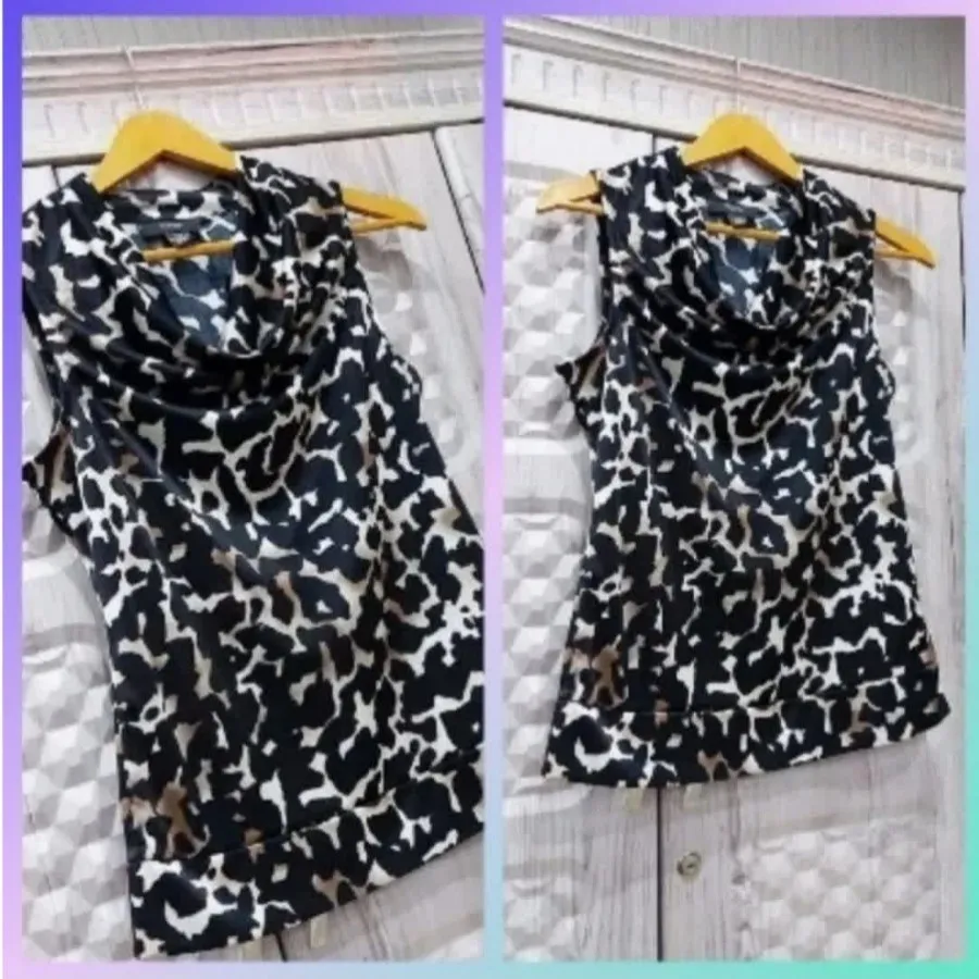 تاپ یقه شل پلنگی
خارجی