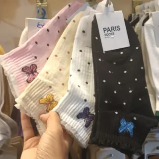 جوراب نیم ساق لب تور