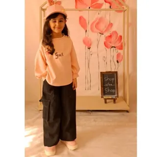 کراپ و شلوار جین دخترانه