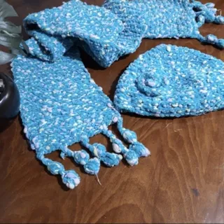 شال و کلاه دست بافت