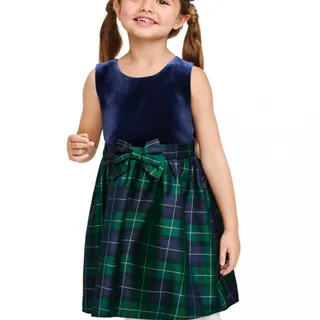 پیراهن مجلسی مخمل دخترانه