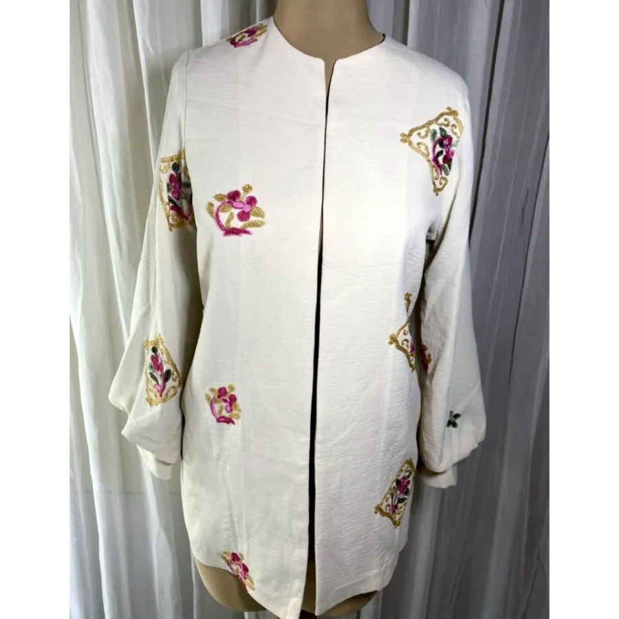 مانتو ابروبادی خامه دوزی