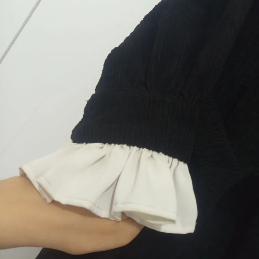 مانتو  کبریتی مشکی