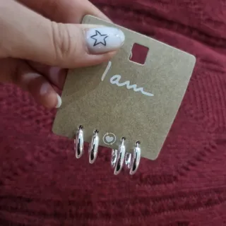 گوشواره پکی سیلور