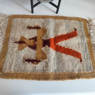 رومیزی گلیمی دست باف