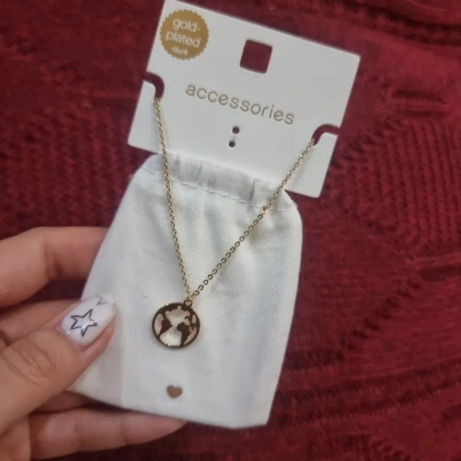 گردنی طرح جهان روکش طلا