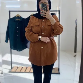 مانتو مخمل کبریتی