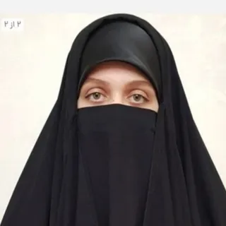 جین 2عددنقاب وپوشینه حجاب