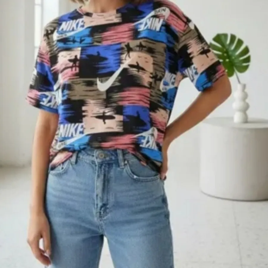 تیشرت نخی باکسی