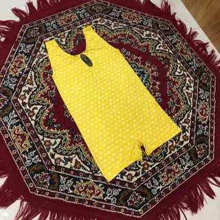 مایو شنا پادار زرد