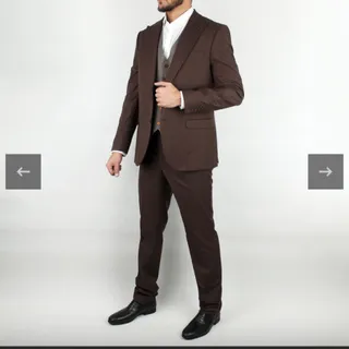کت و شلوار مردانه قهوه ای