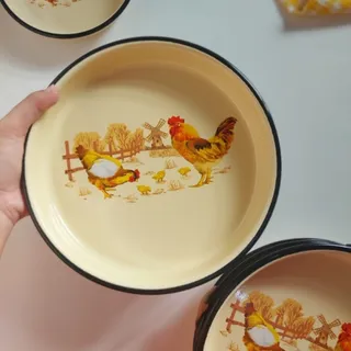 دیس 24 سانتی لعابی روسیه