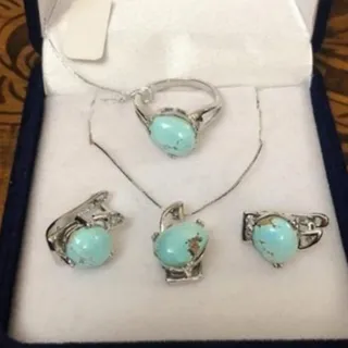 نیم ست نقره 925 ایتالیایی