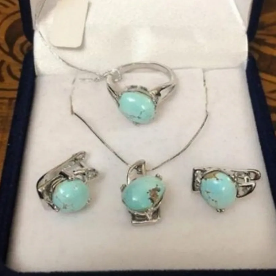 نیم ست نقره 925 ایتالیایی