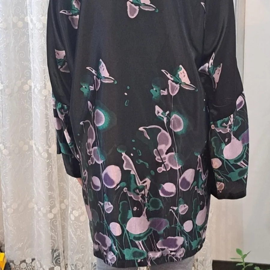 مانتو عبایی ساتن