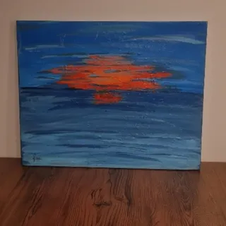 تابلو نقاشی غروب