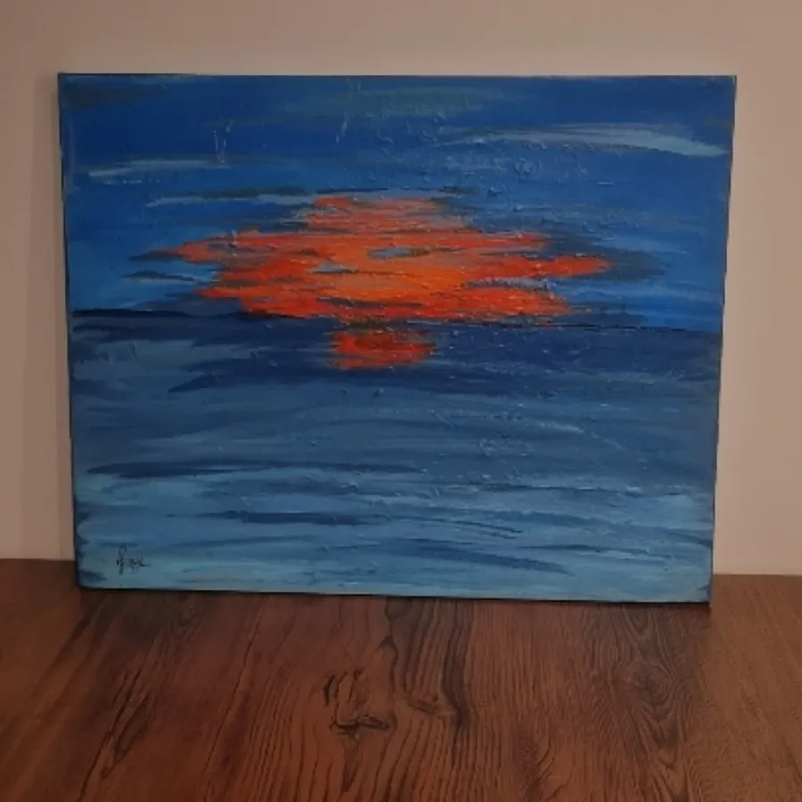 تابلو نقاشی غروب