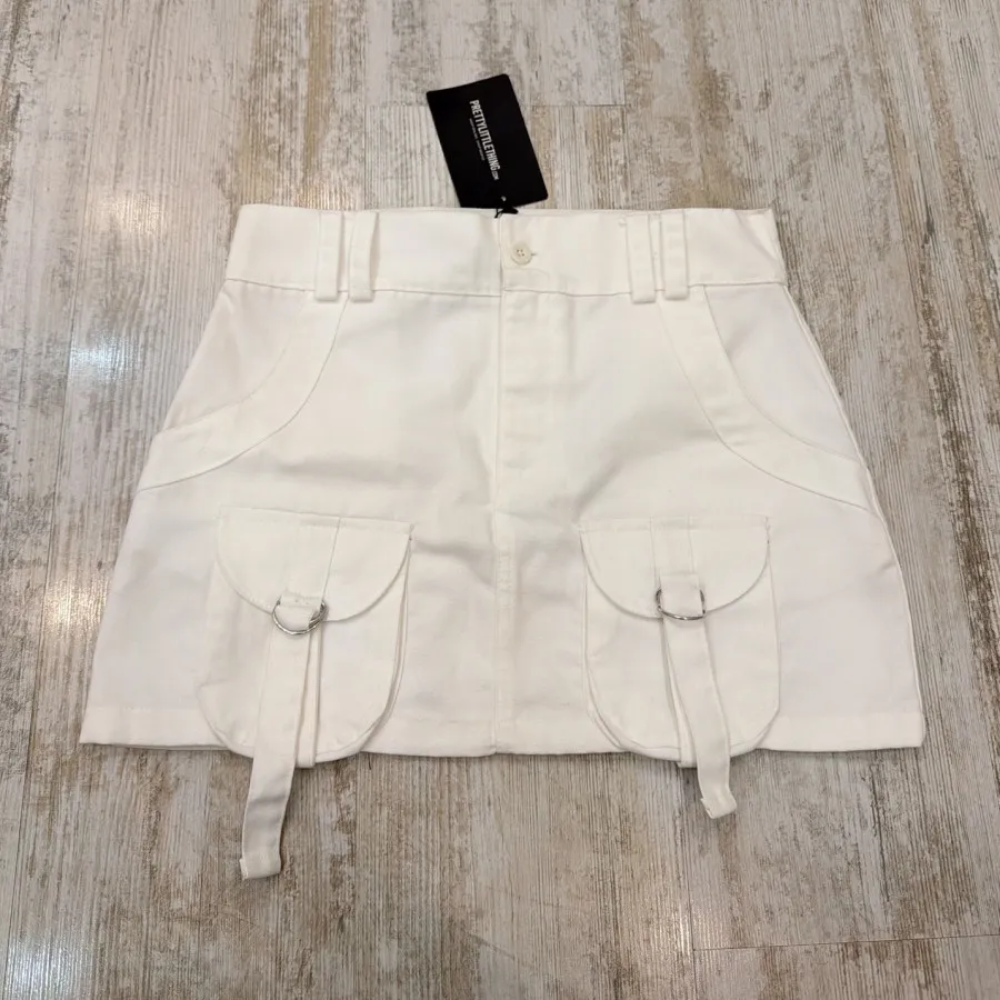 دامن کارگو کتان