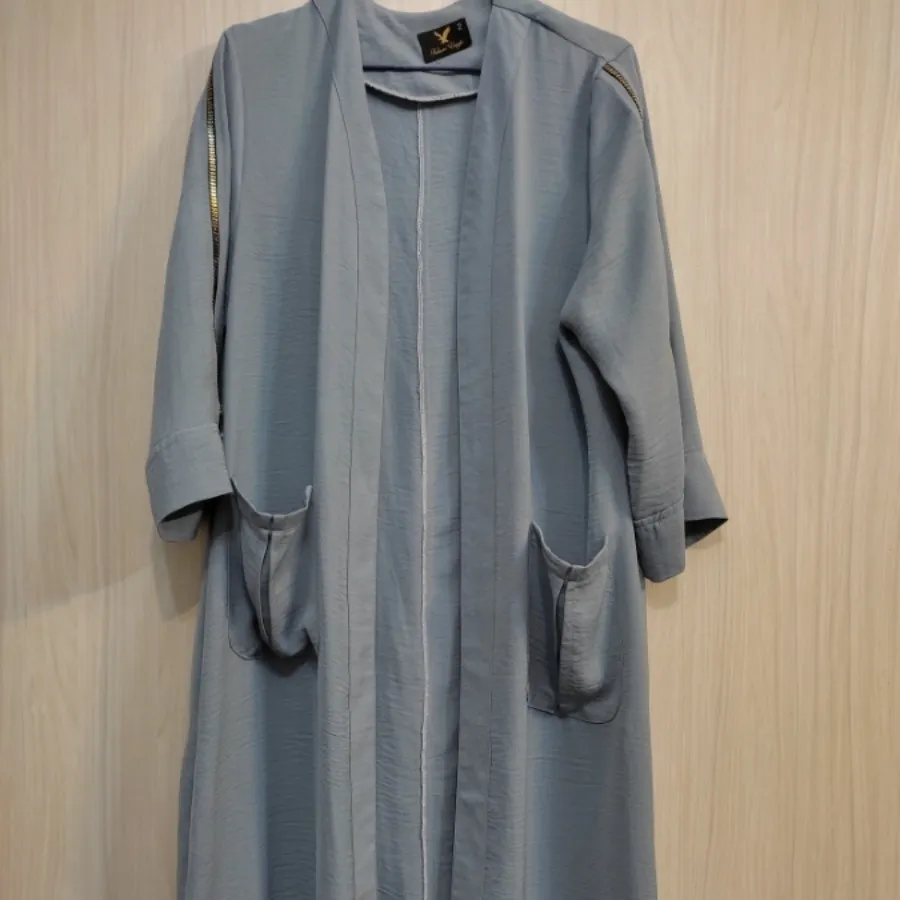 مانتو آبی خوشرنگ