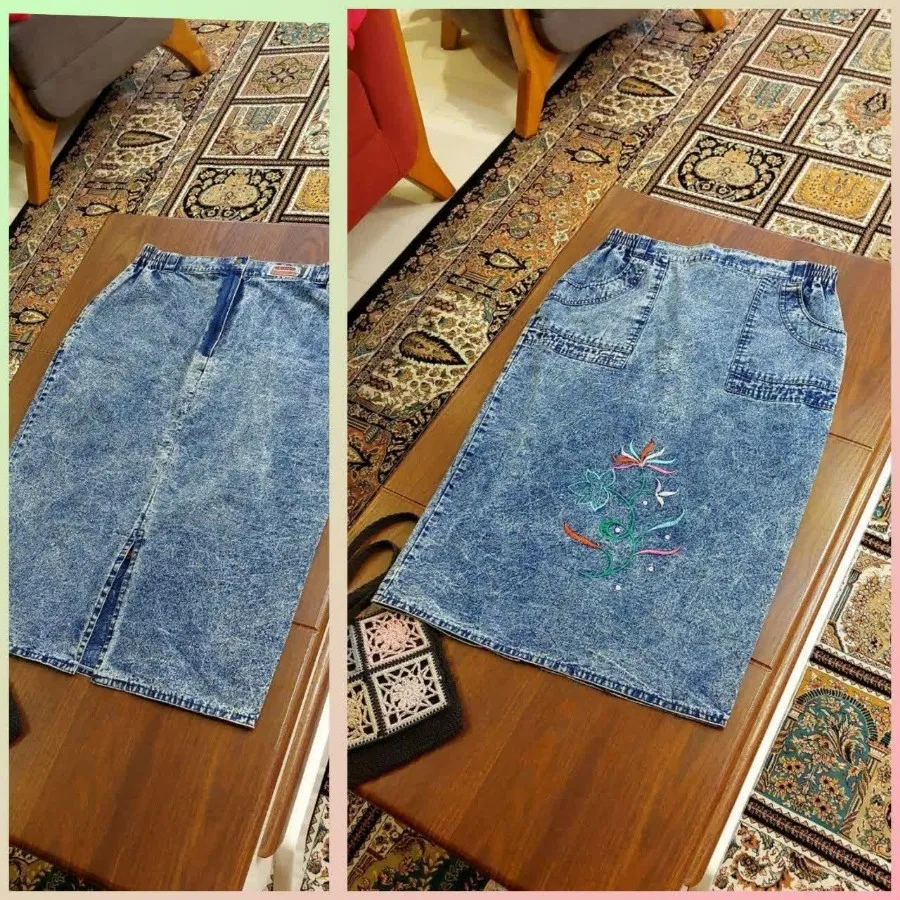 دامن جین سنگشور تایلندی