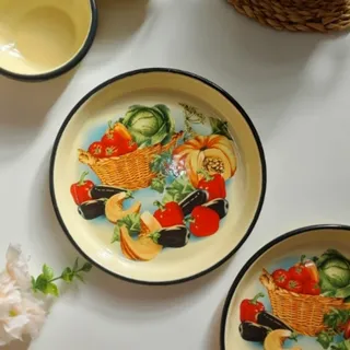 بشقاب پلوخوری ومیوه لعابی