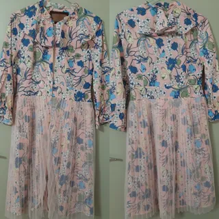 مانتو مجلسی صورتی