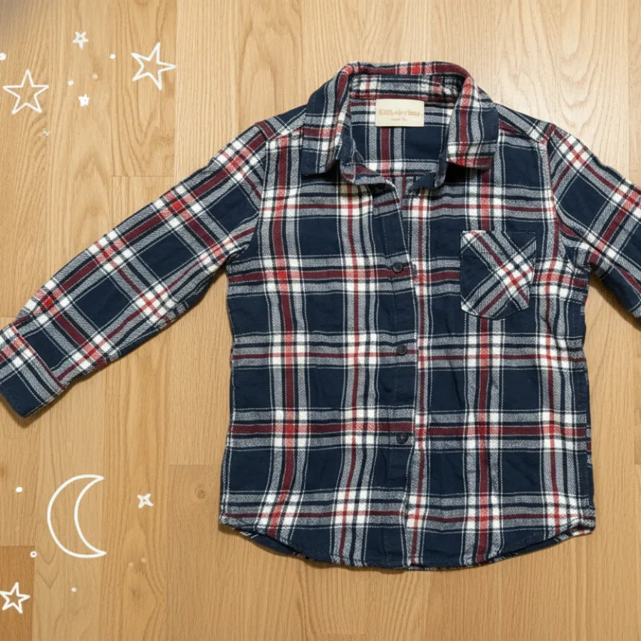 پیراهن چهارخونه کودک