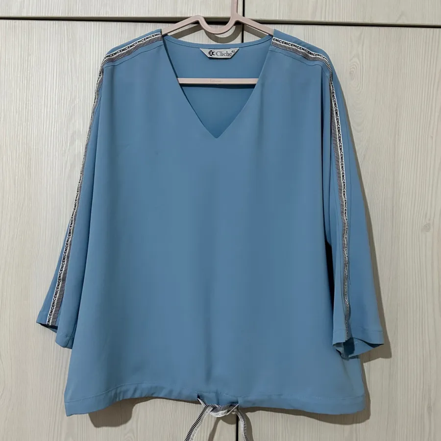 ست شومیز و شلوار آبی